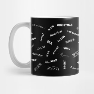 MOVIE GENRES white Mug